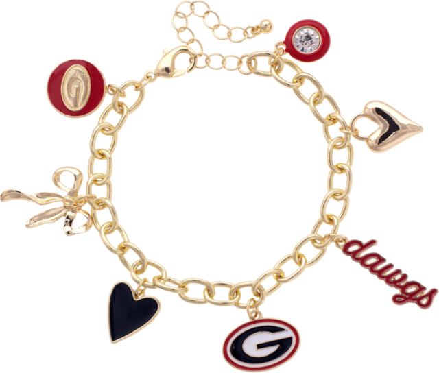 University of Georgia Charm Bracelet