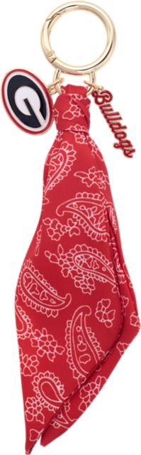 University of Georgia Bandana Bag Charm