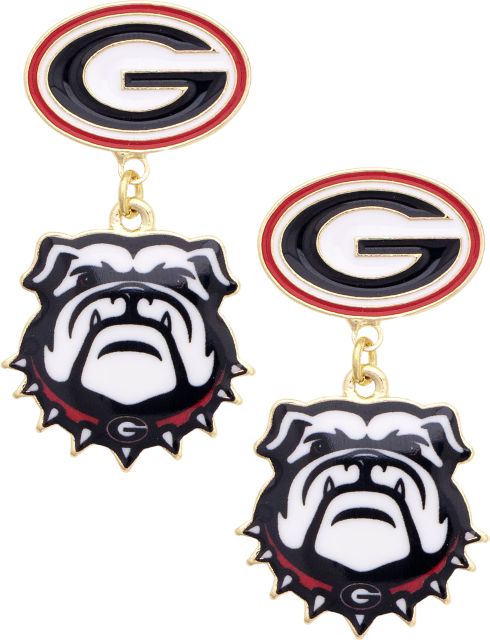University of Georgia Drop Earrings