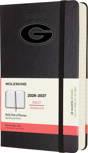 University of Georgia Moleskin Daily Journal Planner 2026-2027