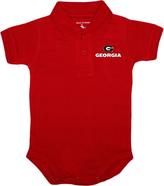 University of Georgia Infant Polo Bodysuit
