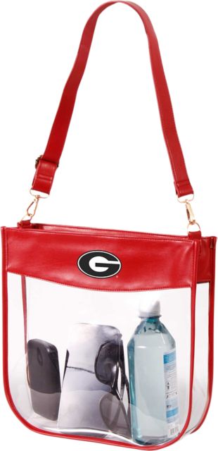 University of Georgia Large Clear Purse