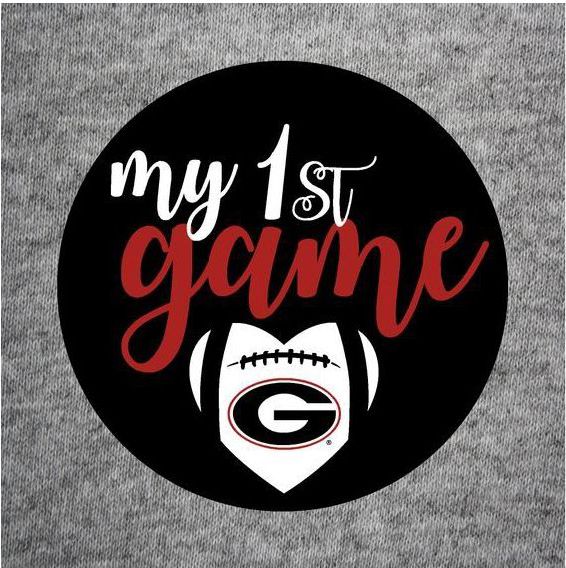 University of Georgia 3'' 1st Game Button