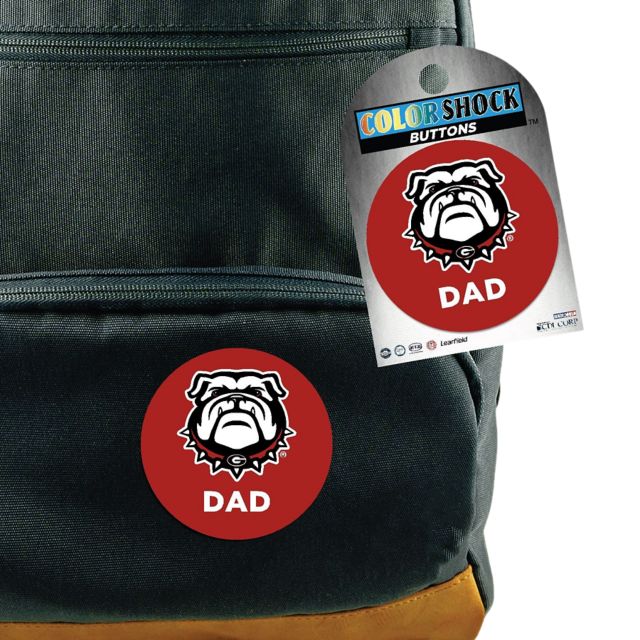 University of Georgia Bulldogs Dad 3'' Button