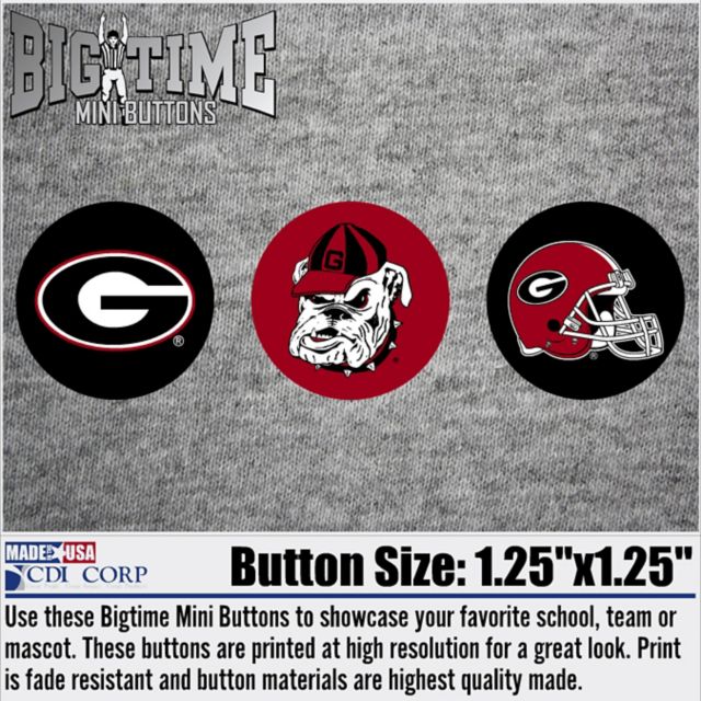 University of Georgia 3-Pack Mini Button