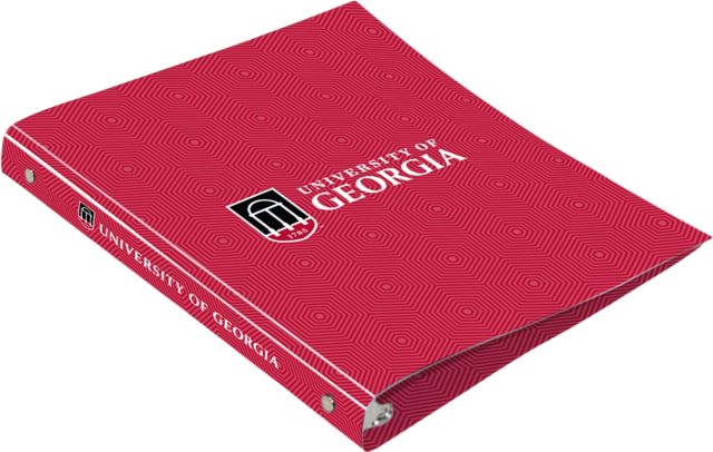 University of Georgia 1 inch Binder
