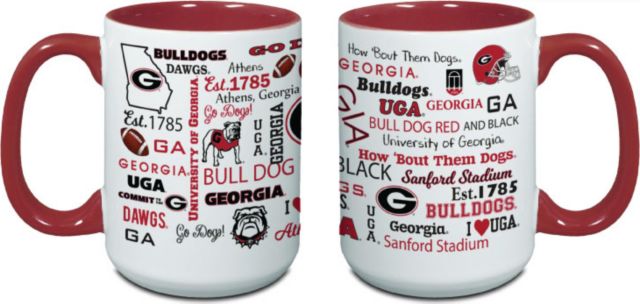 Georgia Bulldogs Coffee Mug Baby Yoda UGA Gift - Personalized Gifts:  Family, Sports, Occasions, Trending
