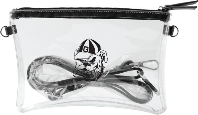 University of Georgia Bulldogs Clear Crossbody Bag