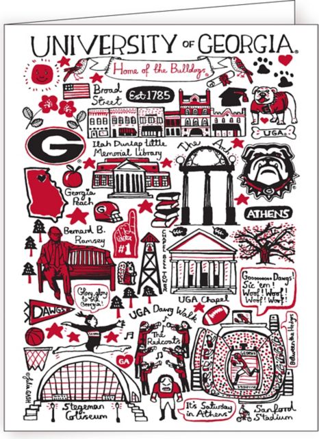 University of Georgia 10 Pack Notecards