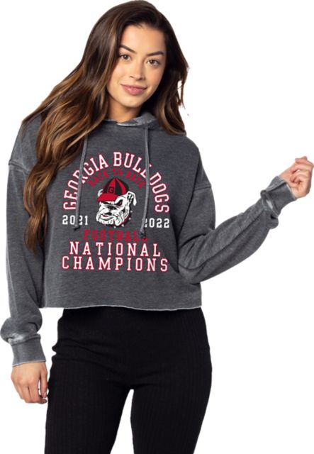 University of Georgia Football 2022 National Champions Back to Back Women's  Hooded Sweatshirt: University Of Georgia