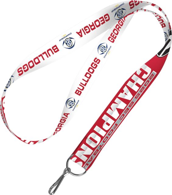 University of Georgia Bulldogs Football 2025 Conference Champions Lanyard