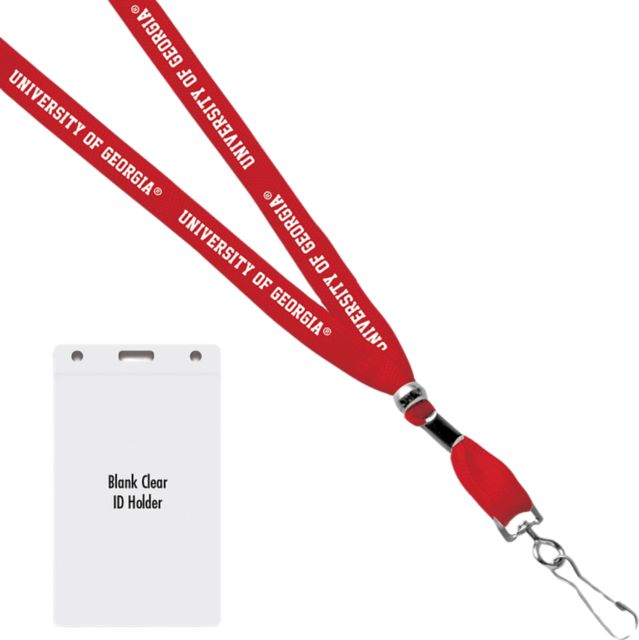 University of Georgia Card Dispenser Lanyard