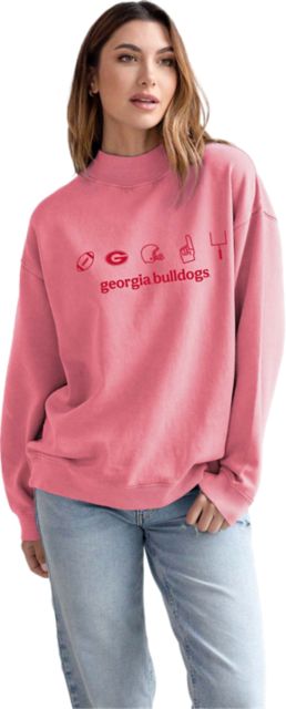 University of Georgia Bulldogs Women's Nantucket Crewneck Sweatshirt