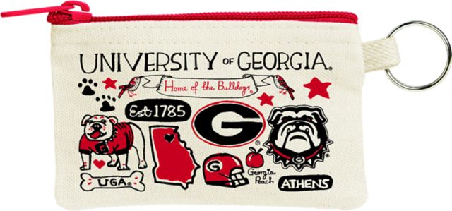 University of Georgia Julia Gash Coin Pouch