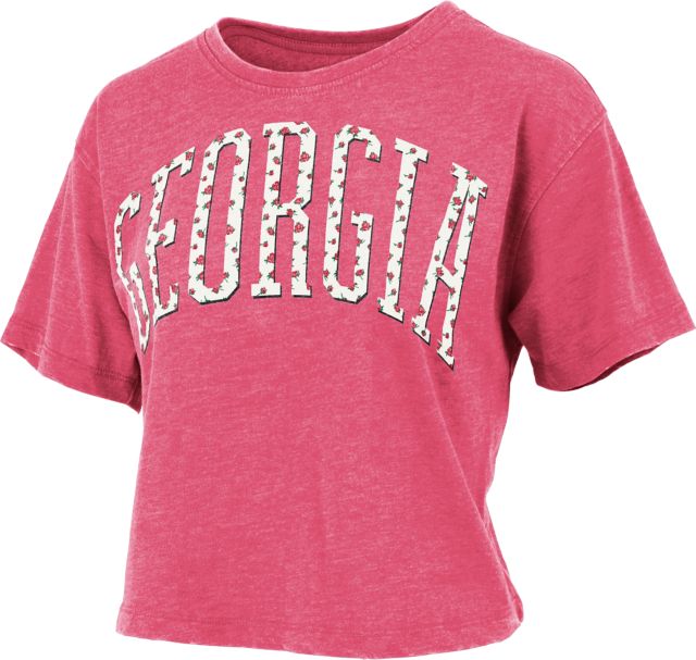 University of Georgia Women's Cropped Short Sleeve T-Shirt