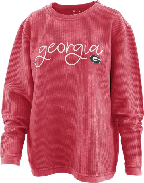 University of Georgia Bulldogs Women's Cord Crewneck Sweatshirt