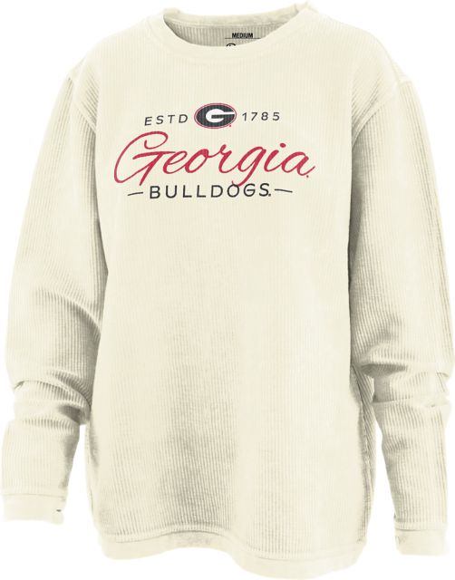 University of Georgia Bulldogs Women's Corduroy Crewneck Sweatshirt