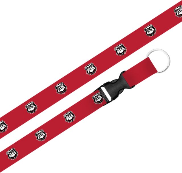University of Georgia Bulldogs Lanyard with Buckle