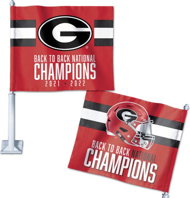 Georgia Bulldogs WinCraft Back-To-Back College Football National Champions  3' x 5' One-Sided Deluxe Flag