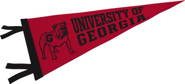 University of Georgia Bulldogs 6'' x 15'' Pennant