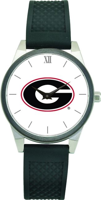 CSI Women's Wristwatch (Gift Boxed) With Black Silicone Strap And Color Medallion. - ONLINE ONLY