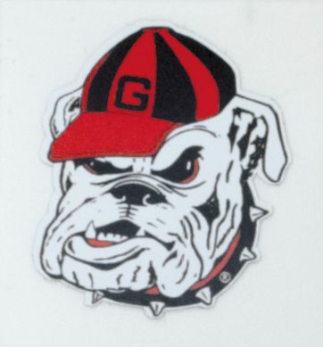 University of Georgia Bulldogs Face Decal