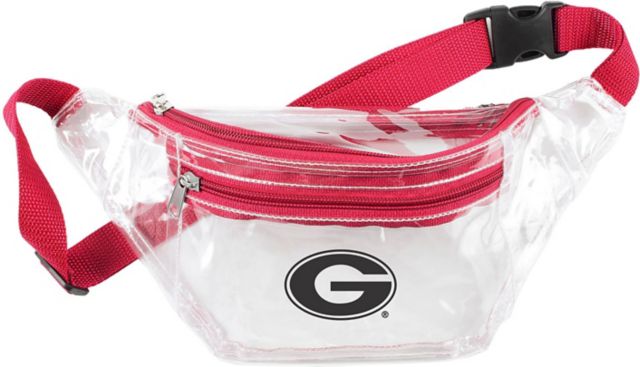 Clear Purse with Patterned Straps - Georgia