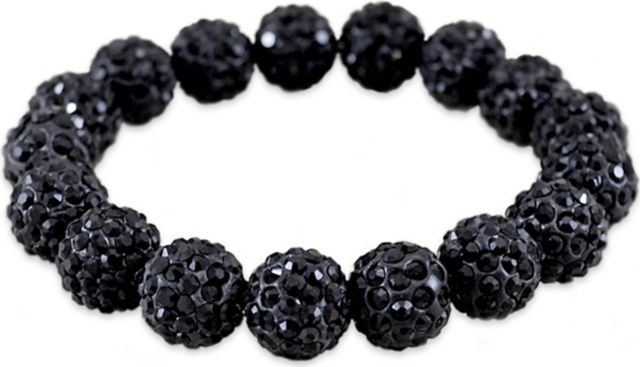 University of Georgia Rhinestone Bead Bracelet