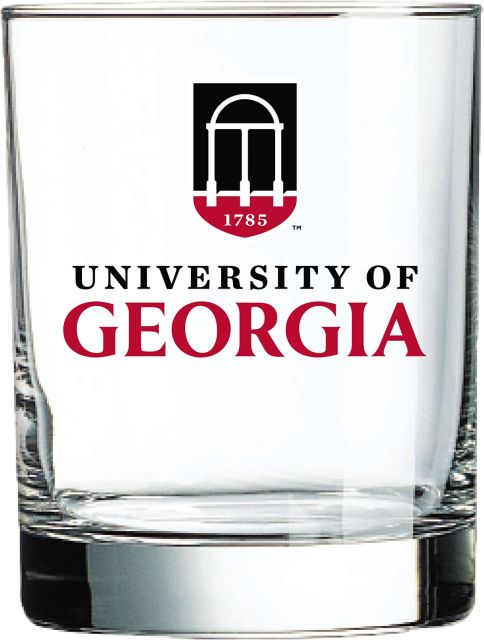 University of Georgia 14 oz. Old Fashioned Glass