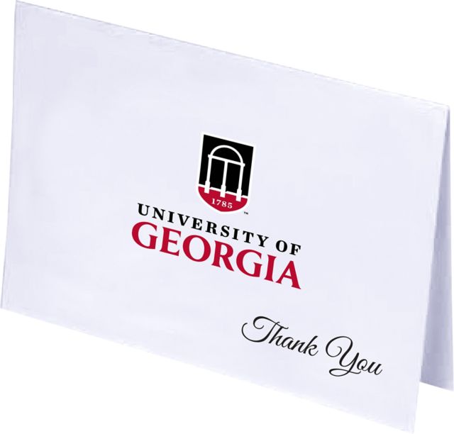 University of Georgia 10 Pack Thank You Notecard
