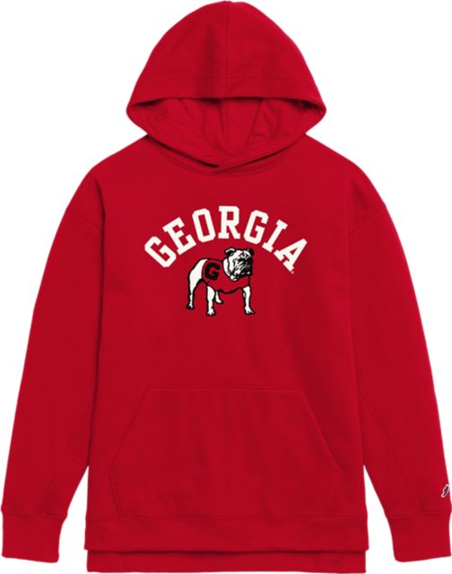 University of Georgia Women s Bulldogs Hooded Sweatshirt Red League True Red Medium