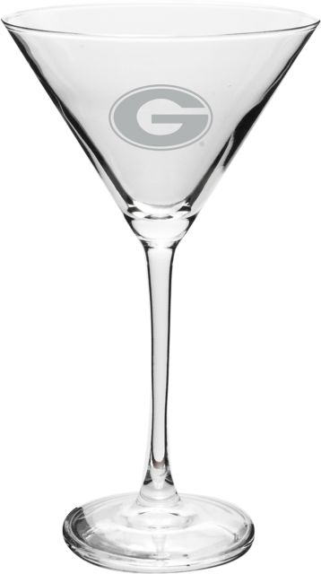 University of Georgia 10 oz Martini Glass