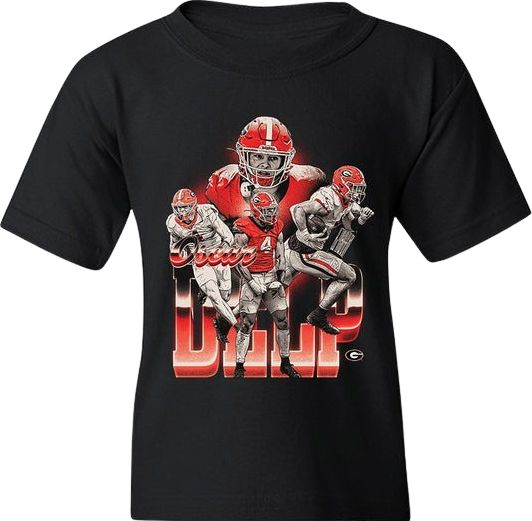 Georgia Football Youth Short Sleeve T-Shirt OSCAR DELP