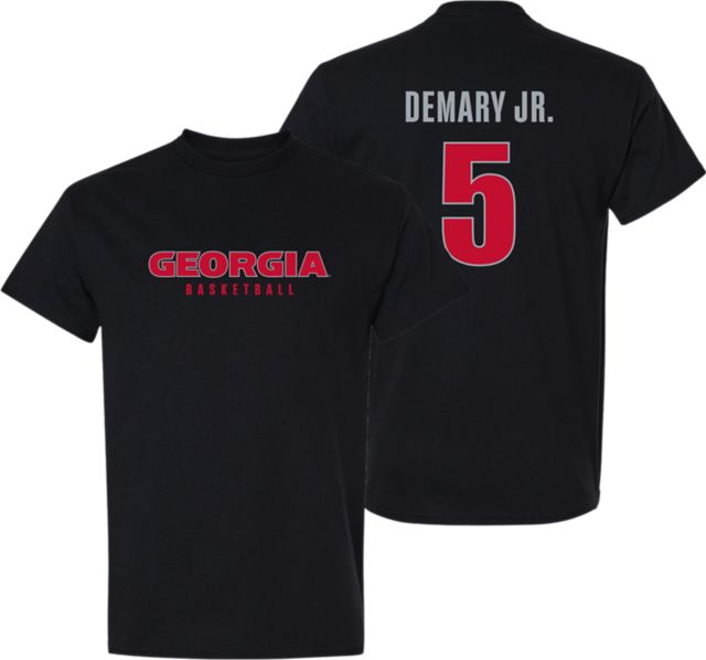 University of Georgia Men's Basketball Hooded Sweatshirt S DEMARY JR