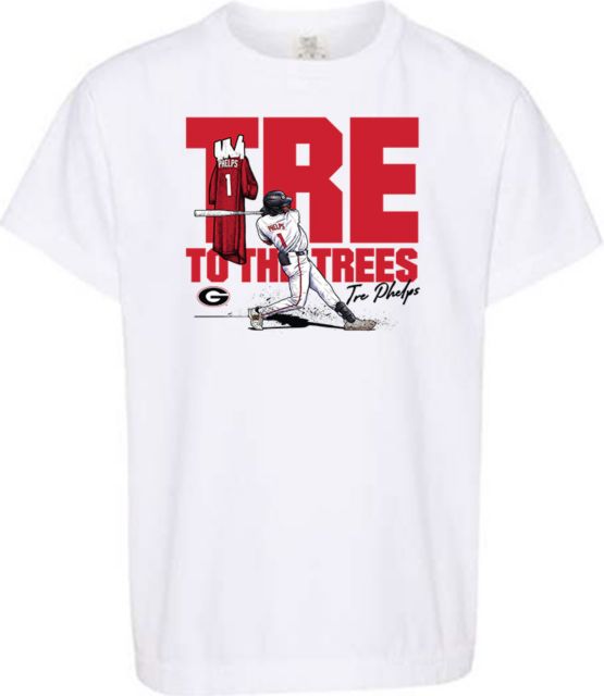 University of Georgia Baseball Tre Phelps Short Sleeve T-Shirt