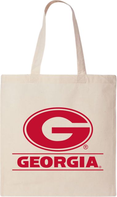 University of Georgia 15 x 16 Canvas Tote Bag