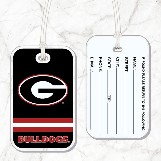 University of Georgia Bulldogs Acrylic Bag Tag