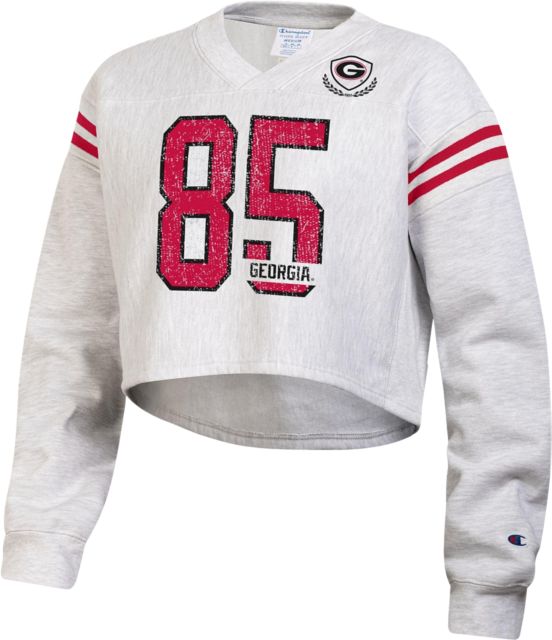 University of Georgia Women's Crop Crewneck Sweatshirt