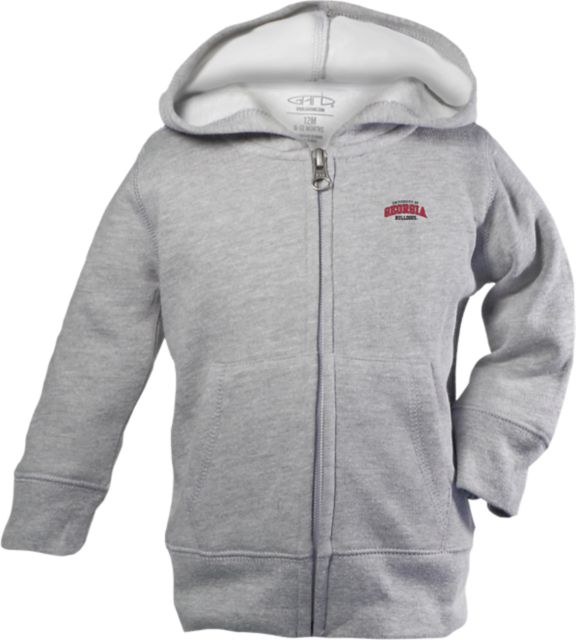 University of Georgia Bulldogs Infant Henry Unisex Full Zip Hood