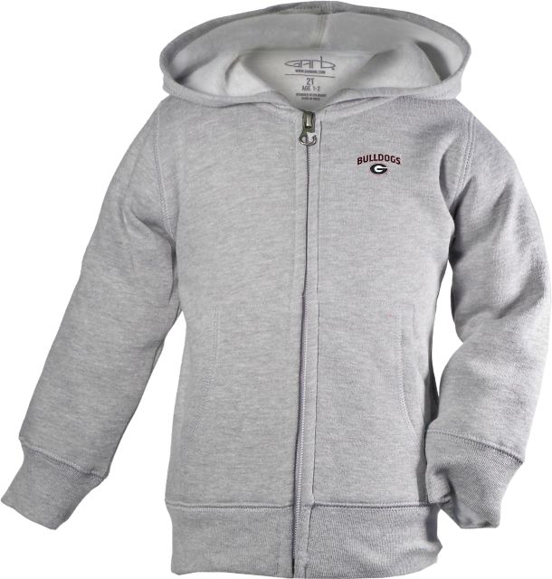 University of Georgia Bulldogs Toddler Henry Unisex Full Zip Hood