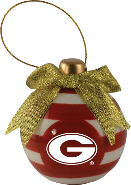 University of Georgia Round Ornament