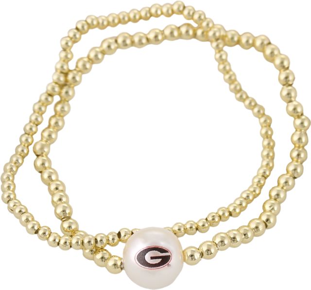 University of Georgia Pearl Stretch Bracelet