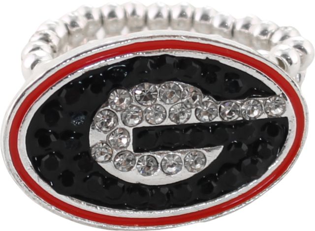 University of Georgia Crystal Logo Ring
