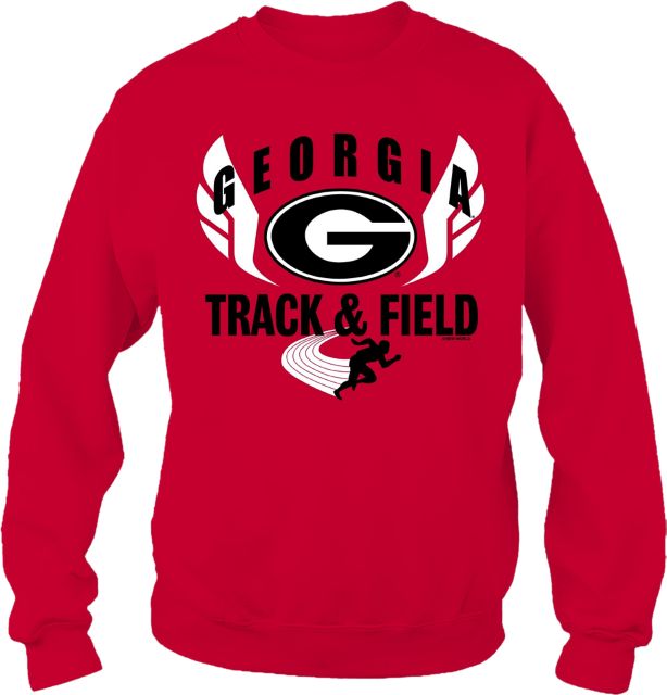 University of Georgia Track & Field Crewneck Sweatshirt