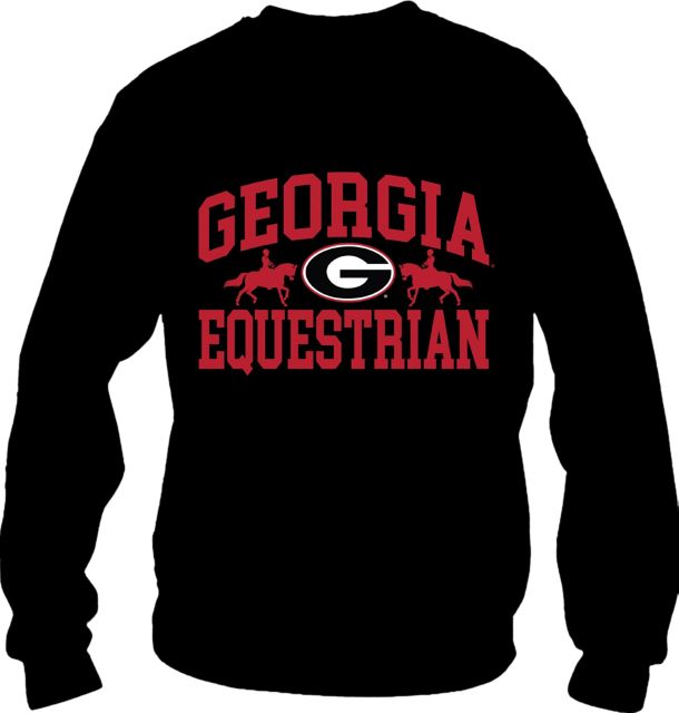 University of Georgia Equestrian Crewneck Sweatshirt