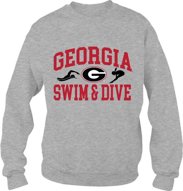 University of Georgia Swimming & Diving Crewneck Sweatshirt