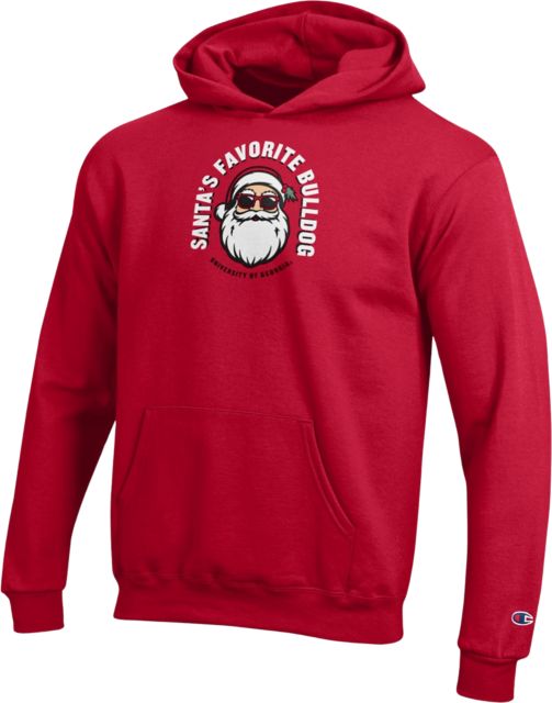 University of Georgia Santa's Favorite Youth Powerblend Hooded Sweatshirt