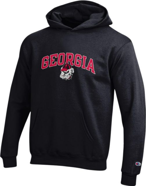 University of Georgia Bulldogs Youth Hooded Sweatshirt: University