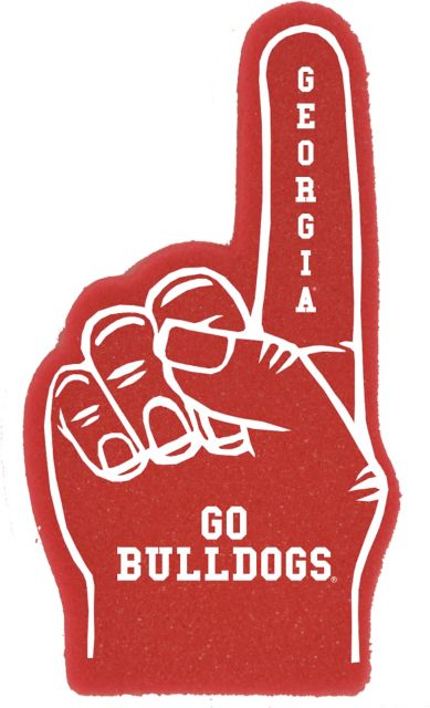University of Georgia Bulldogs Mini Foam Hand