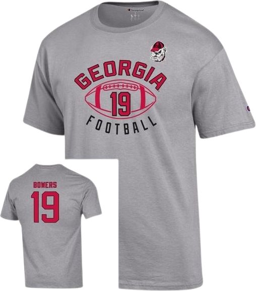 University of Georgia Brock Bowers #19 Short Sleeve T-Shirt